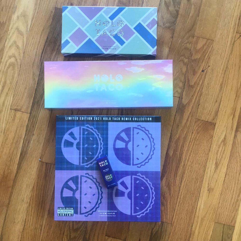 Bundle of holo taco boxes!(Can be purchased separately see descript for details)